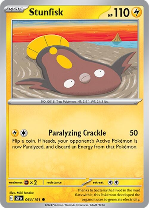 Stunfisk - 064/191 (064/191) [SV08: Surging Sparks] - Pokemon Single