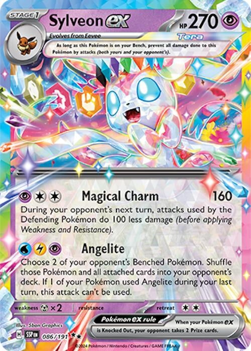 Sylveon ex (086/191) [SV08: Surging Sparks] - Pokemon Single