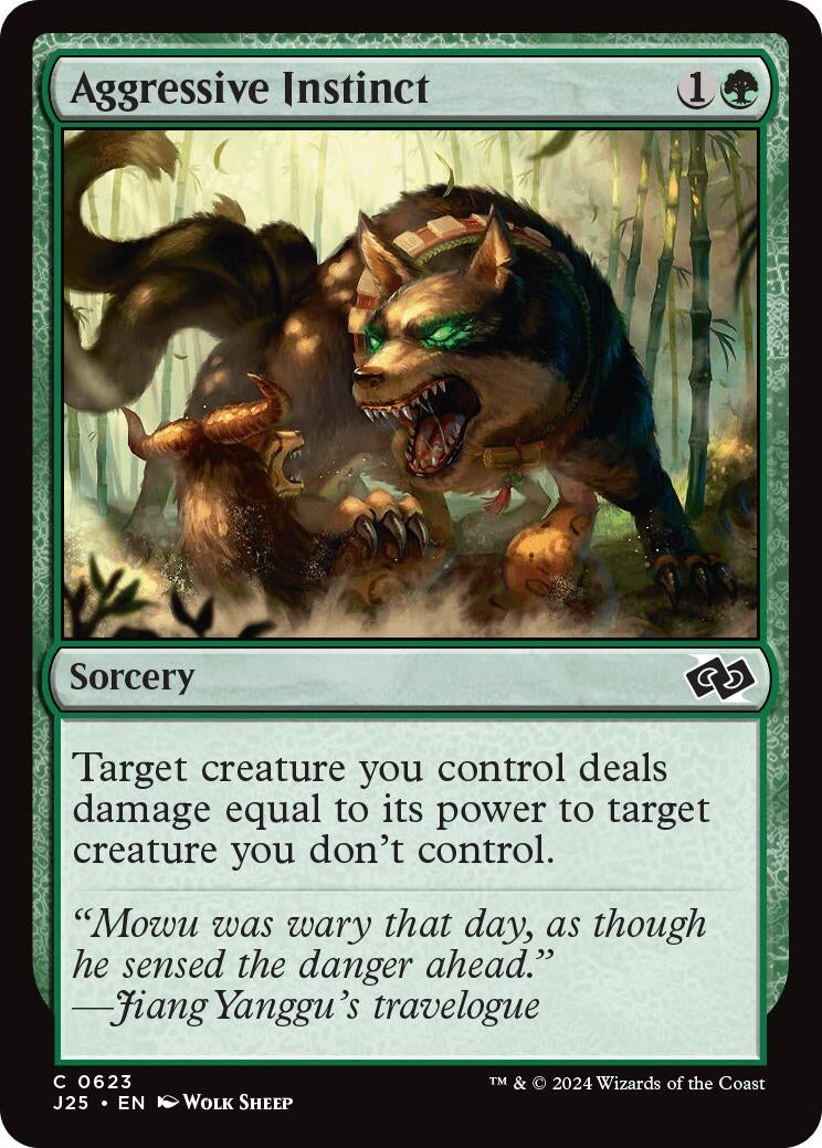 Aggressive Instinct (623) [J25] - MTG Single