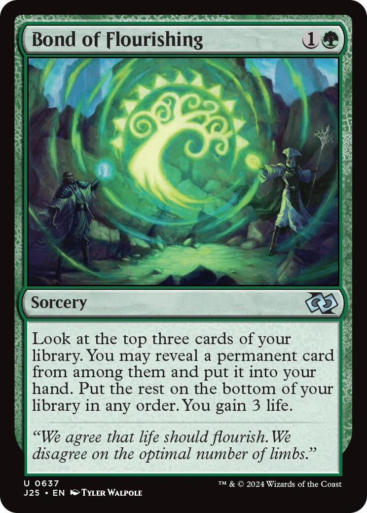 Bond of Flourishing (637) [J25] - MTG Single