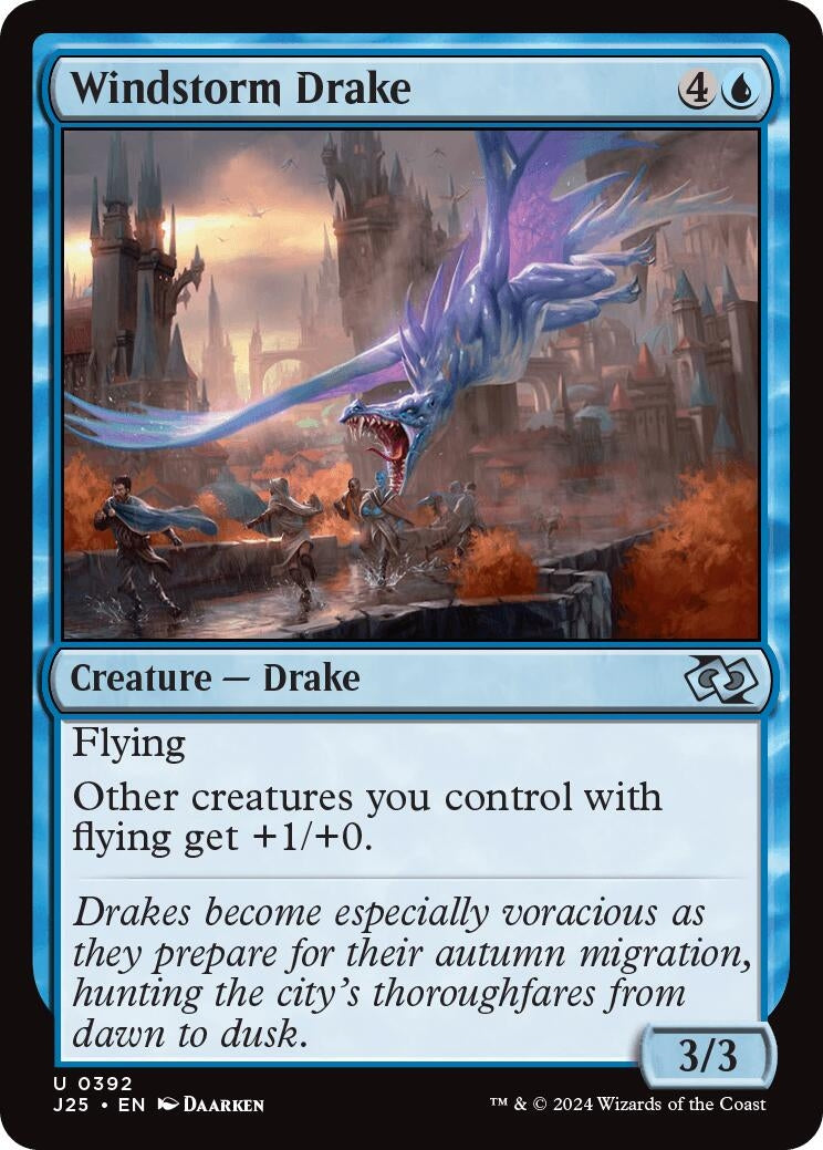 Windstorm Drake (392) [J25] - MTG Single