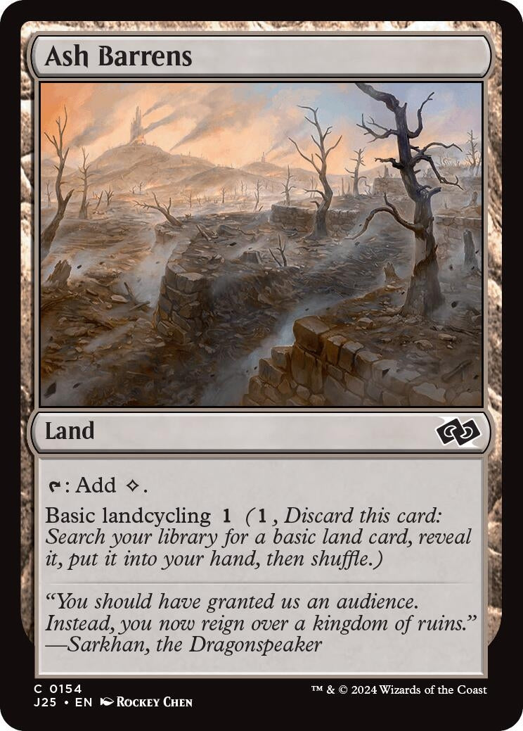 Ash Barrens (154) [J25] - MTG Single