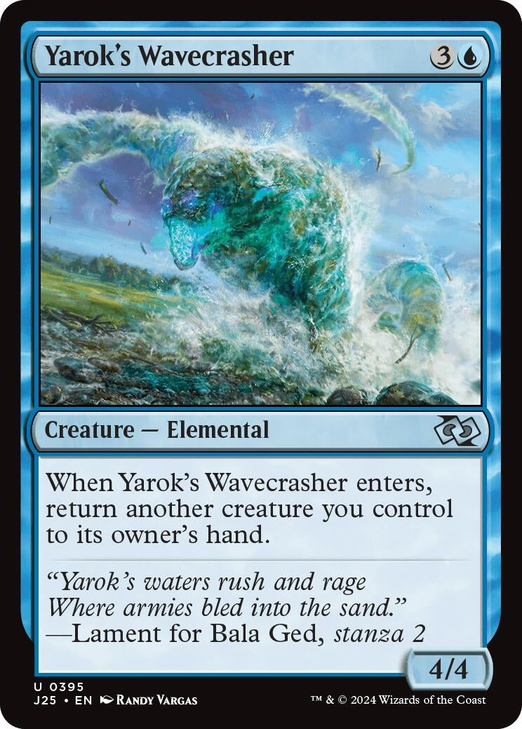 Yarok’s Wavecrasher (395) [J25] - MTG Single