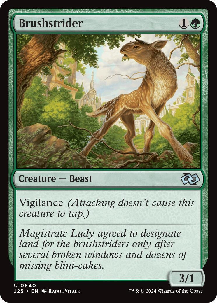 Brushstrider (640) [J25] - MTG Single
