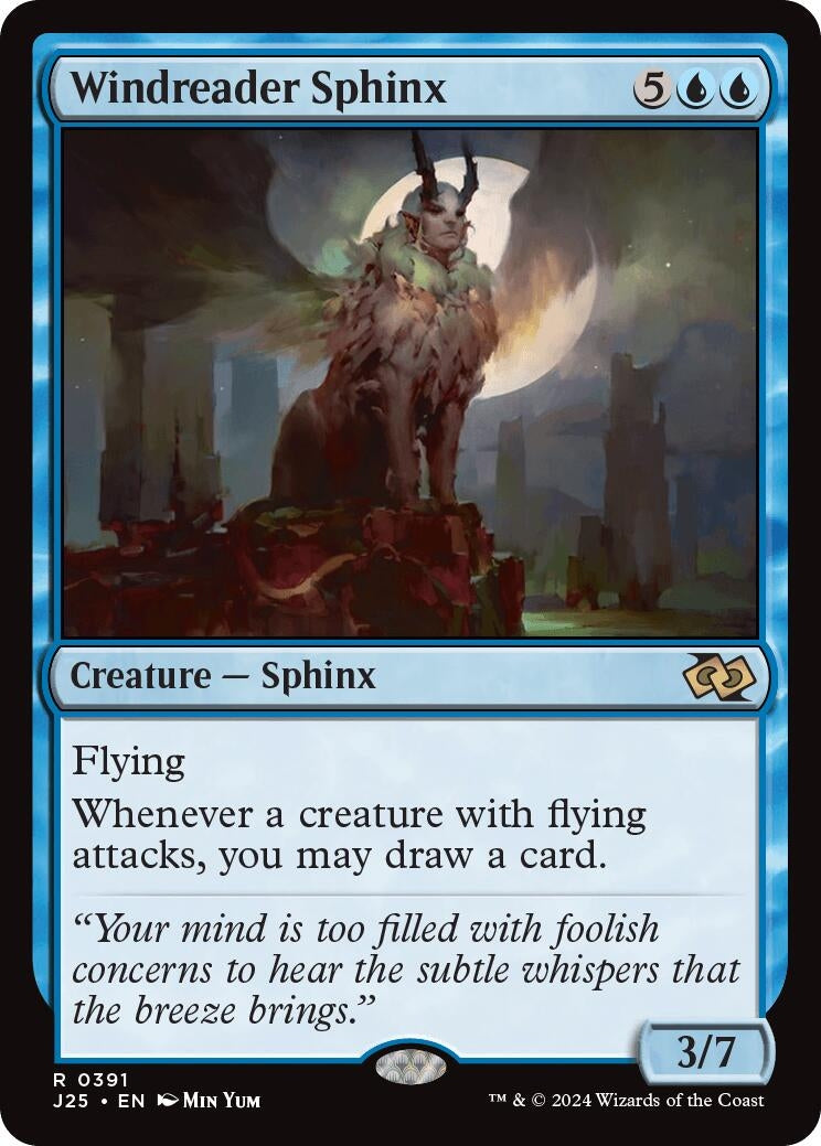 Windreader Sphinx (391) [J25] - MTG Single