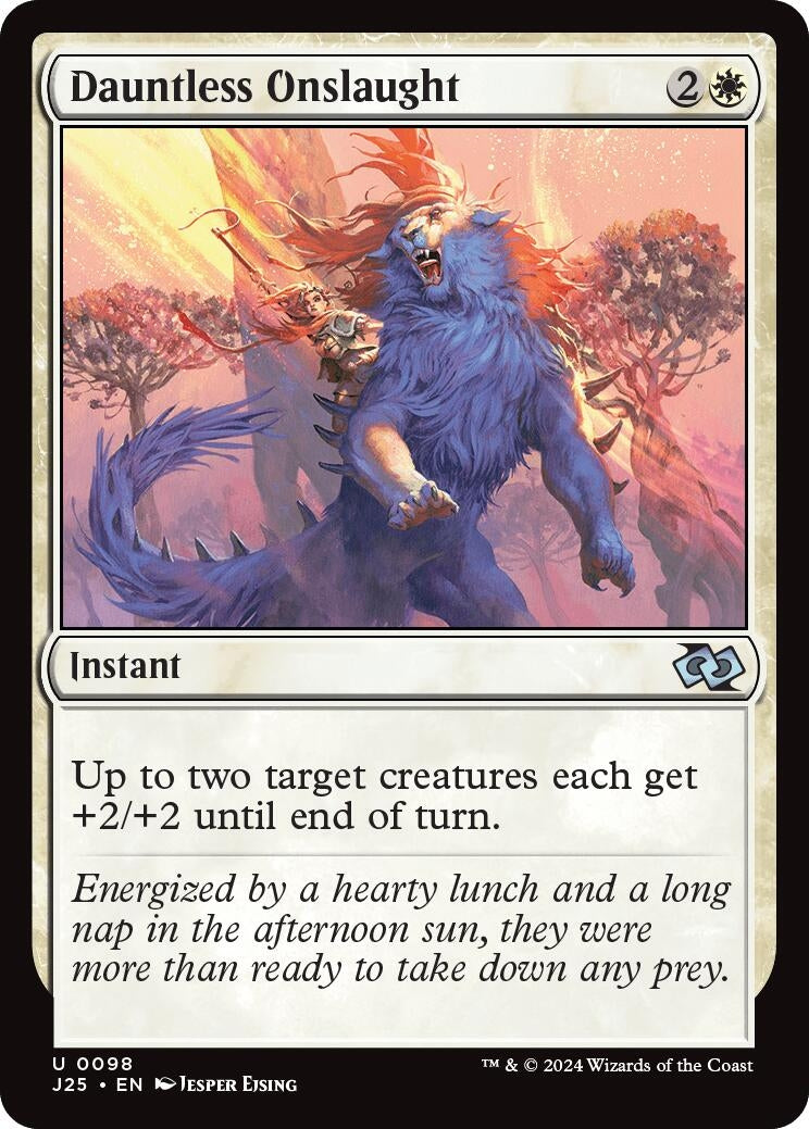 Dauntless Onslaught (98) [J25] - MTG Single