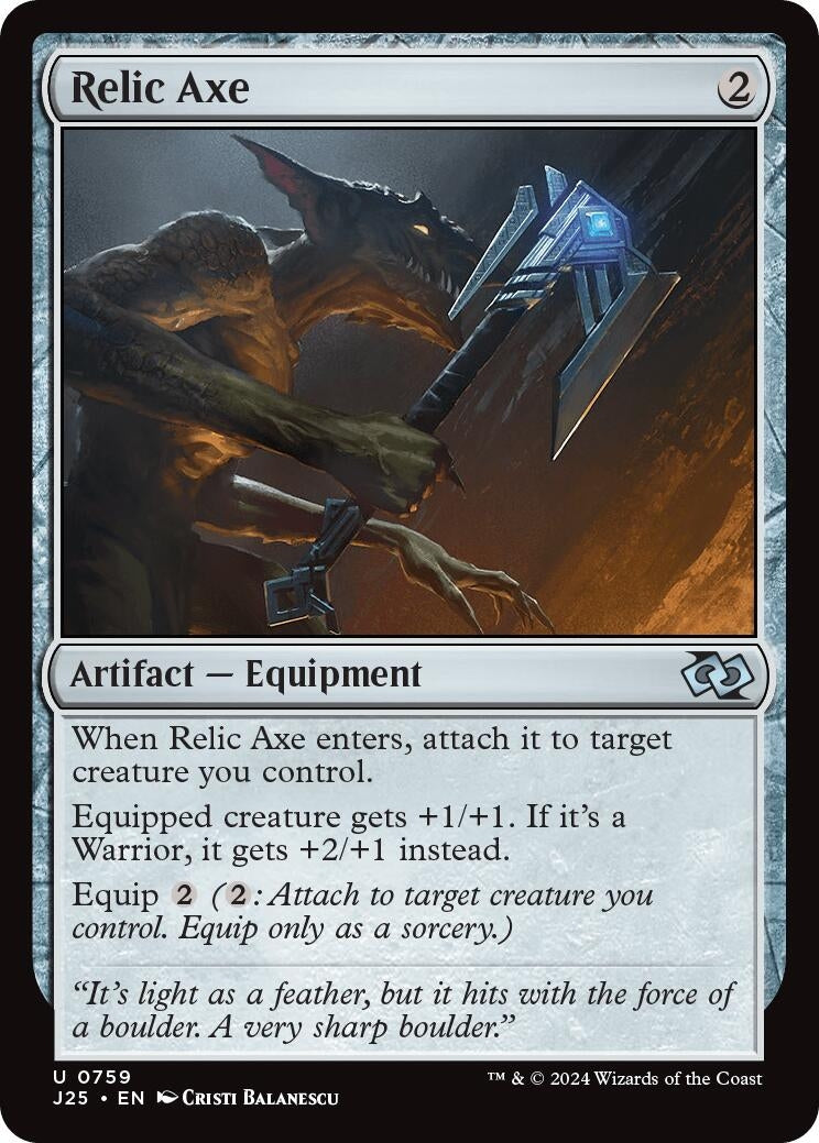 Relic Axe (759) [J25] - MTG Single