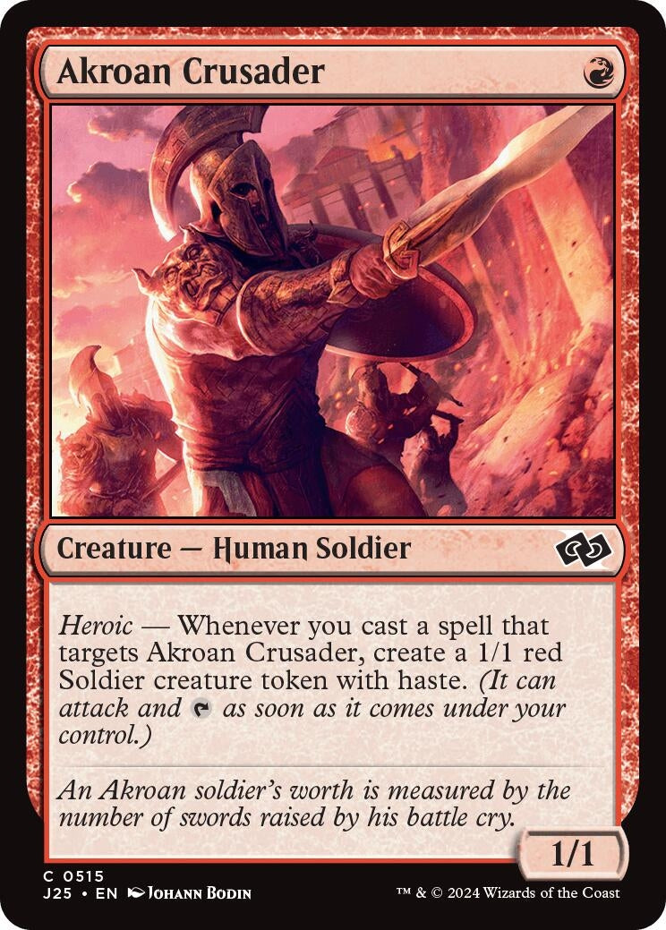 Akroan Crusader (515) [J25] - MTG Single