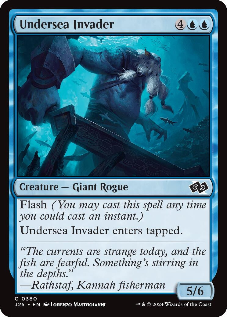 Undersea Invader (380) [J25] - MTG Single