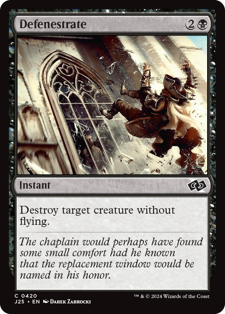 Defenestrate (420) [J25] - MTG Single