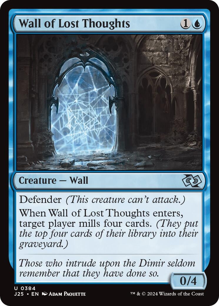 Wall of Lost Thoughts (384) [J25] - MTG Single