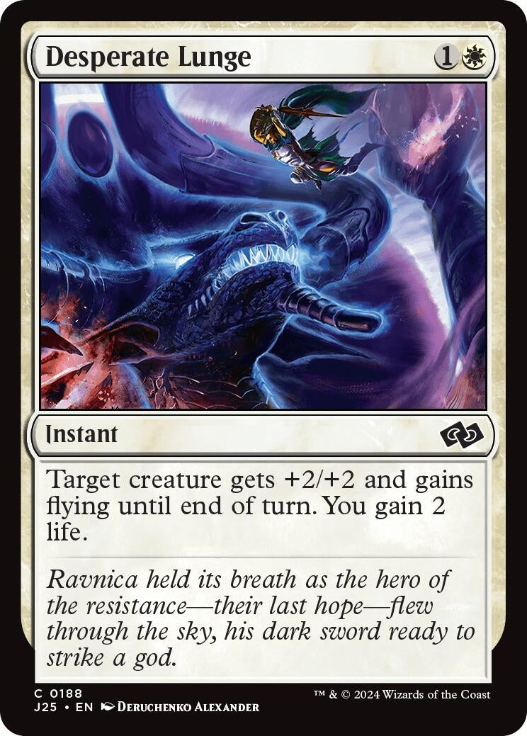 Desperate Lunge (188) [J25] - MTG Single