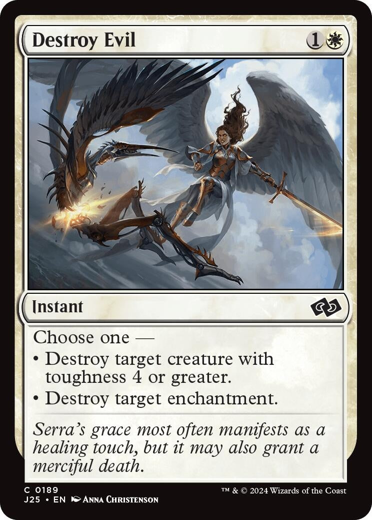 Destroy Evil (189) [J25] - MTG Single