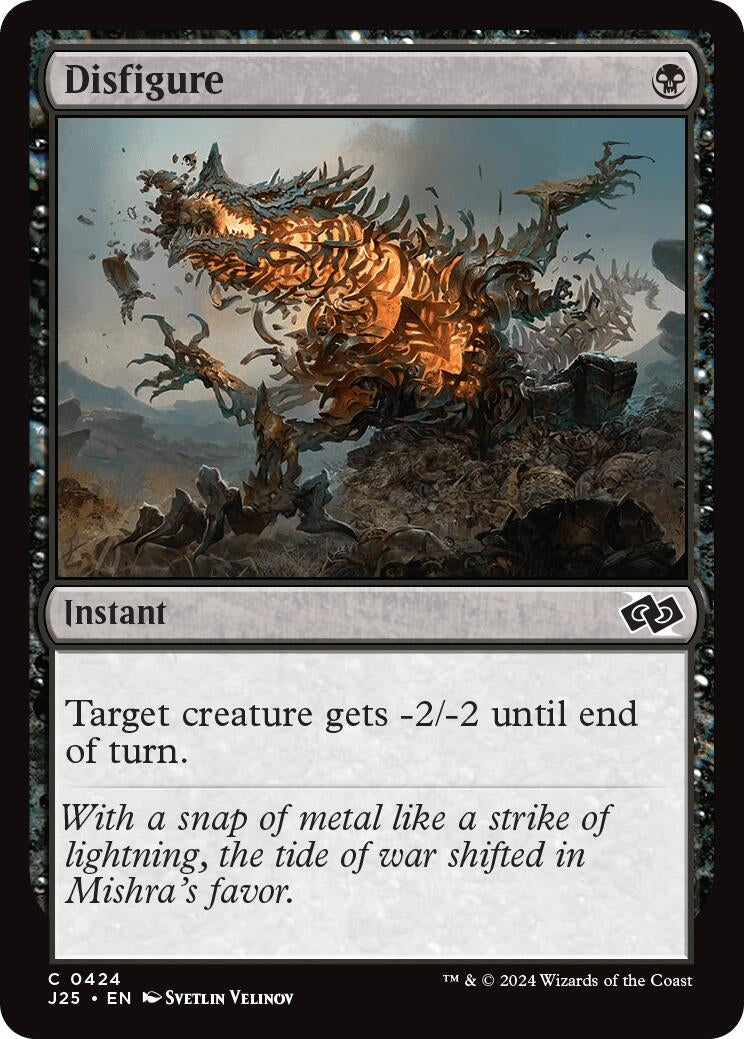 Disfigure (424) [J25] - MTG Single