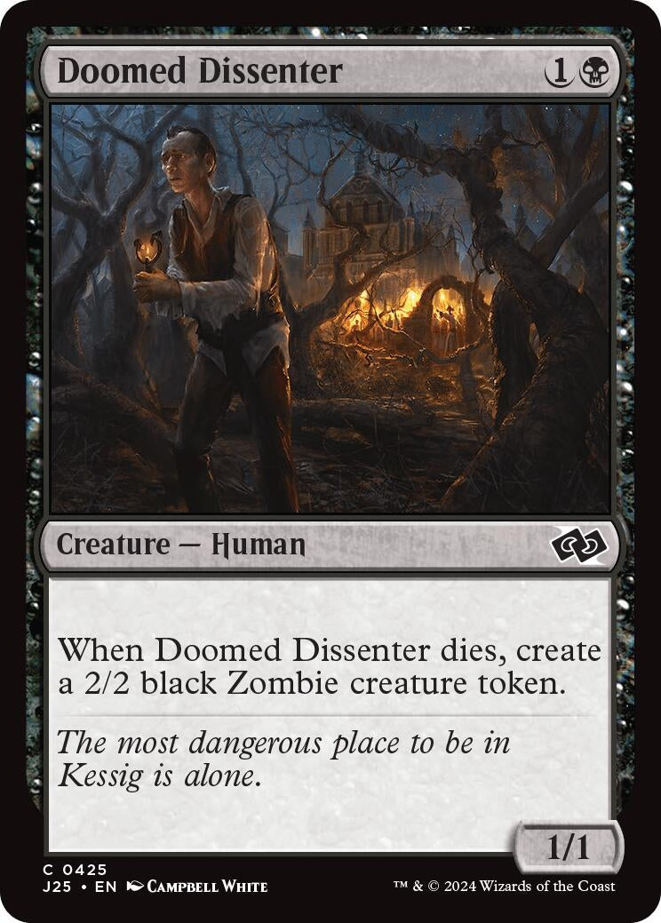 Doomed Dissenter (425) [J25] - MTG Single