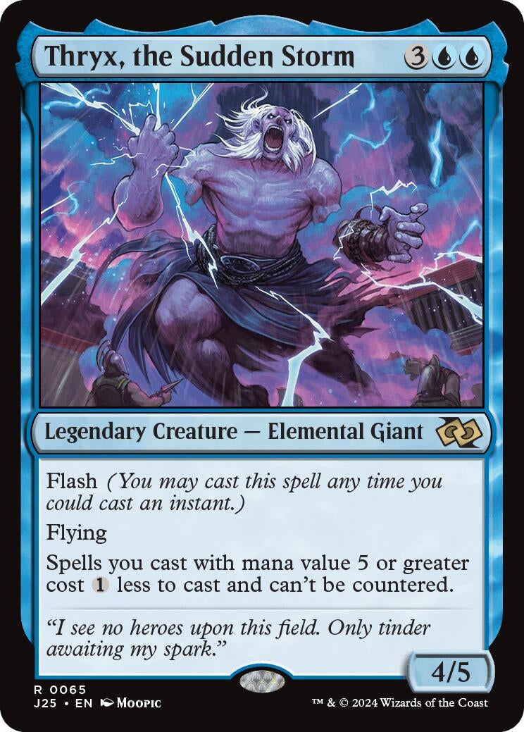 Thryx the Sudden Storm (Anime) (65) [J25] - MTG Single