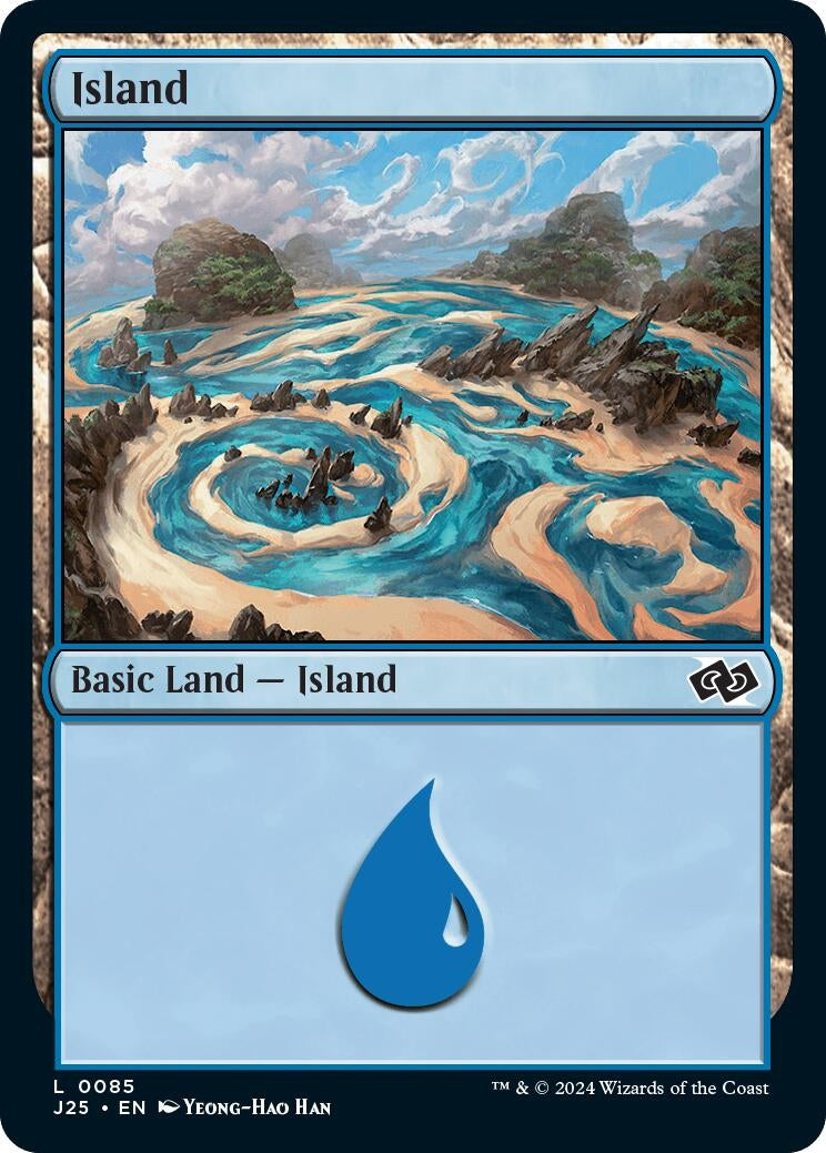 Island (85) (85) [J25] - MTG Single