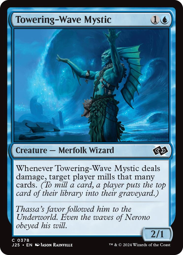 Towering-Wave Mystic (378) [J25] - MTG Single