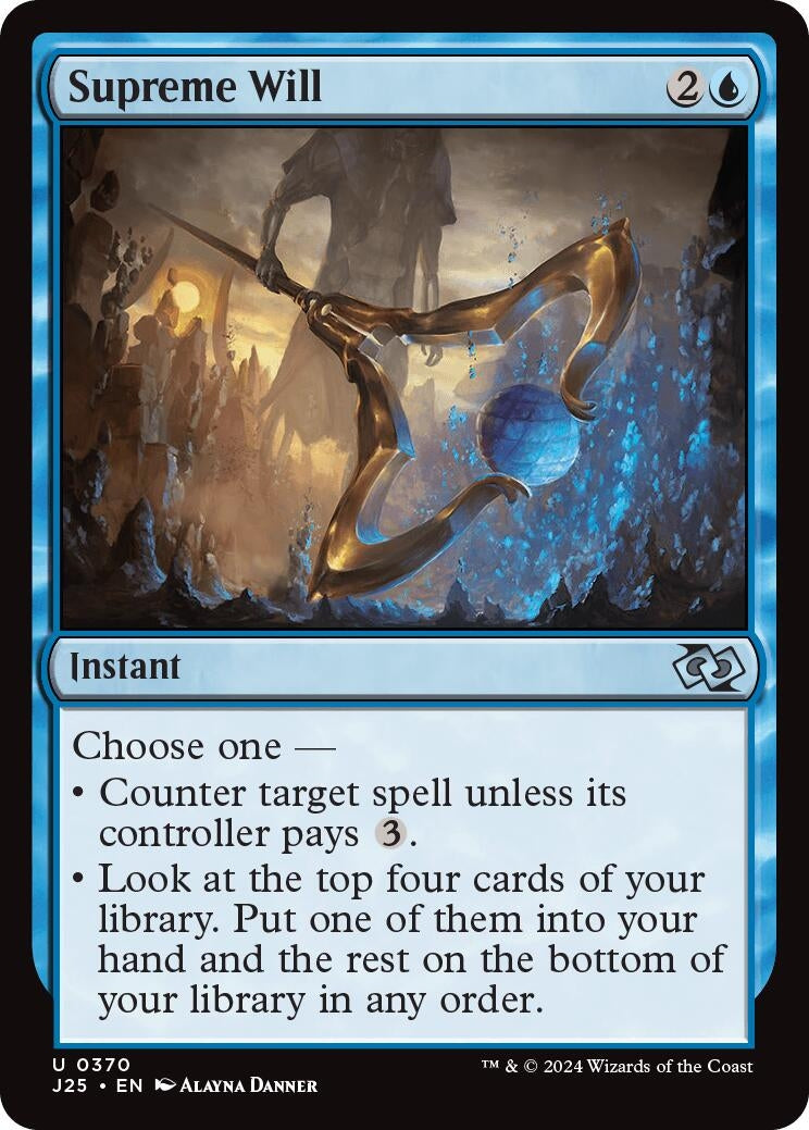 Supreme Will (370) [J25] - MTG Single
