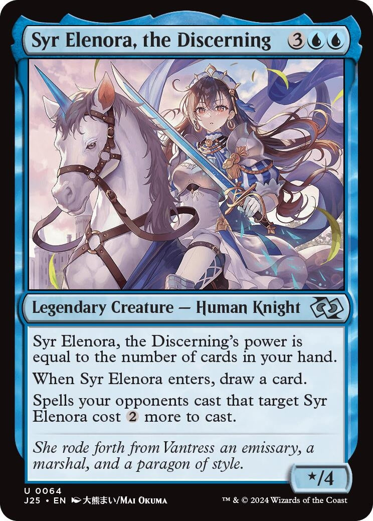 Syr Elenora the Discerning (Anime) (64) [J25] - MTG Single