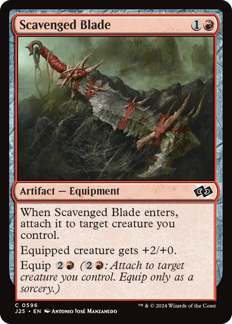 Scavenged Blade (596) [J25] - MTG Single