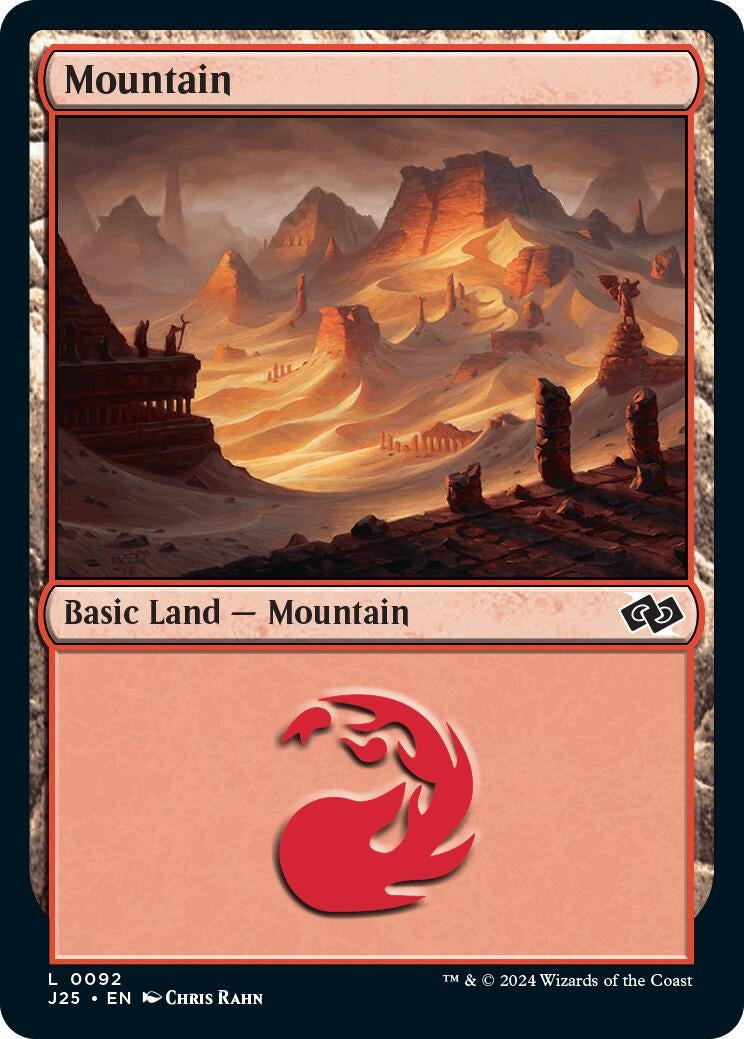 Mountain (92) (92) [J25] - MTG Single