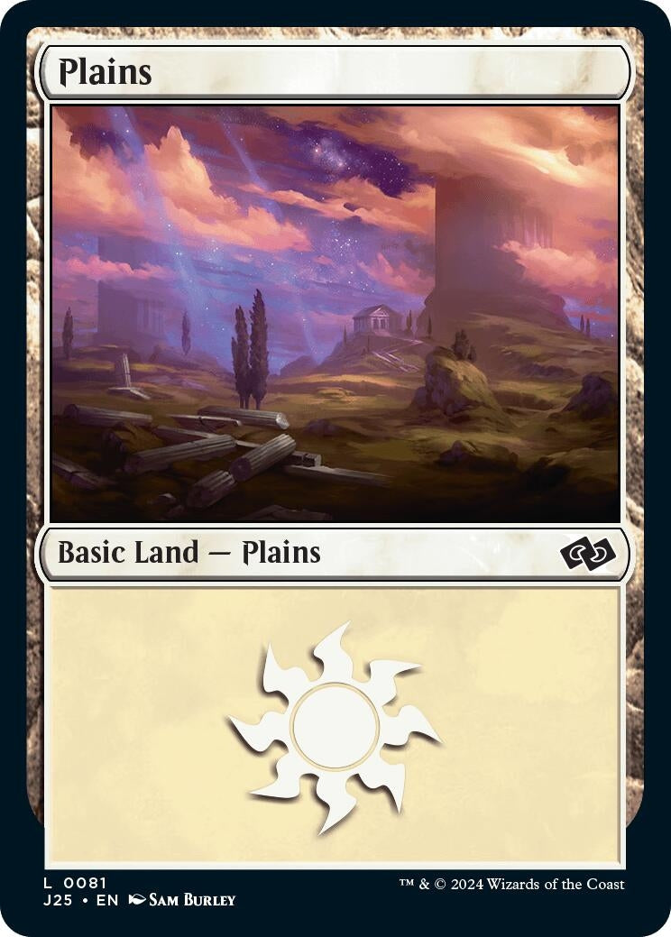 Plains (81) (81) [J25] - MTG Single