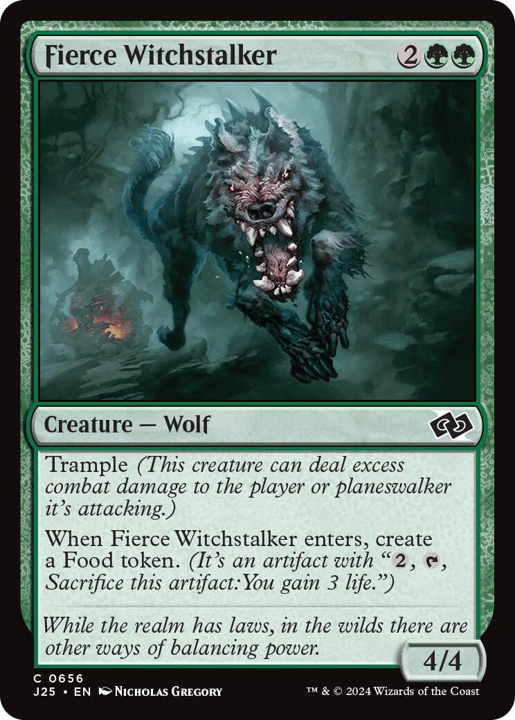Fierce Witchstalker (656) [J25] - MTG Single