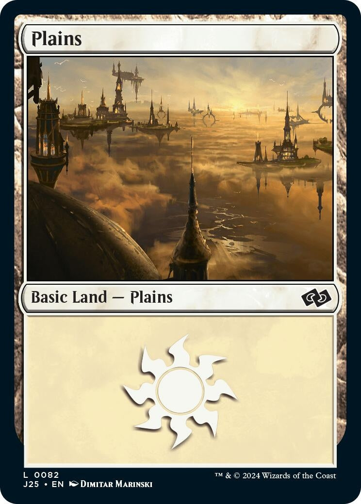 Plains (82) (82) [J25] - MTG Single