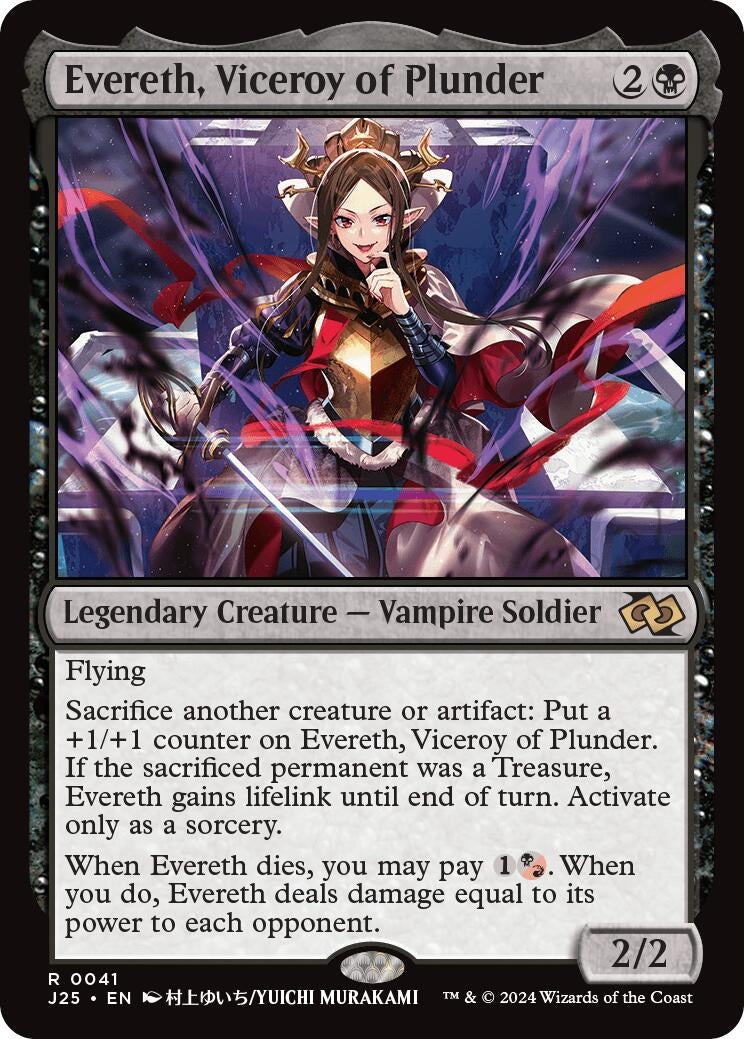 Evereth Viceroy of Plunder (Anime) (41) [J25] - MTG Single