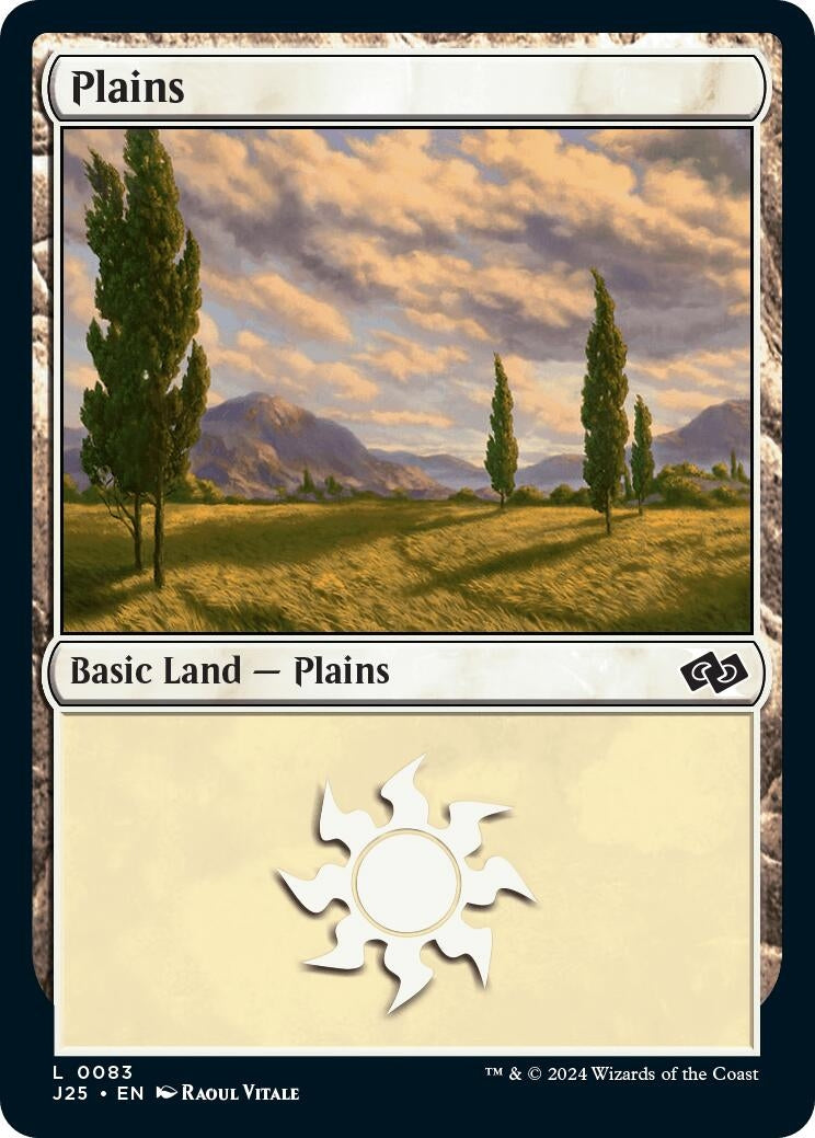 Plains (83) (83) [J25] - MTG Single