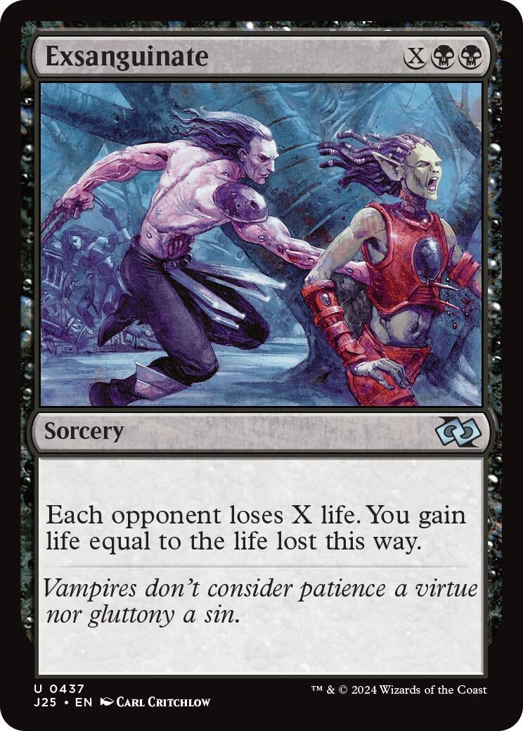 Exsanguinate (437) [J25] - MTG Single
