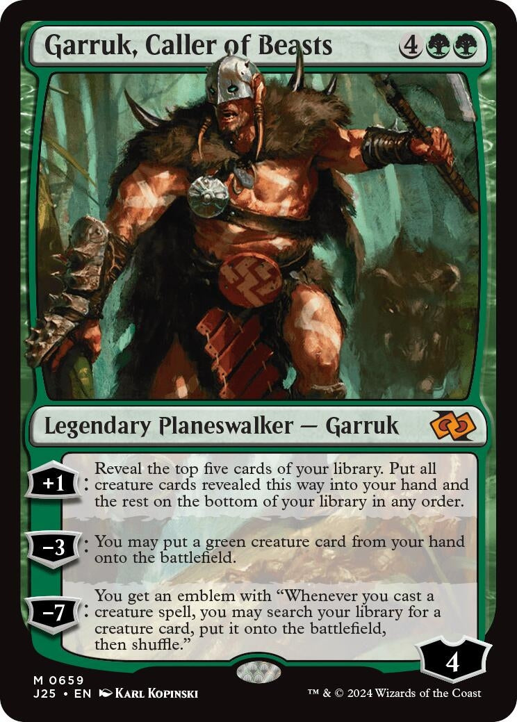 Garruk Caller of Beasts (659) [J25] - MTG Single
