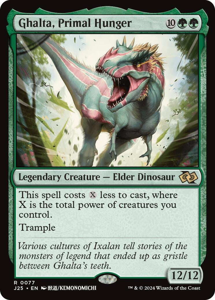 Ghalta Primal Hunger (Anime) (77) [J25] - MTG Single