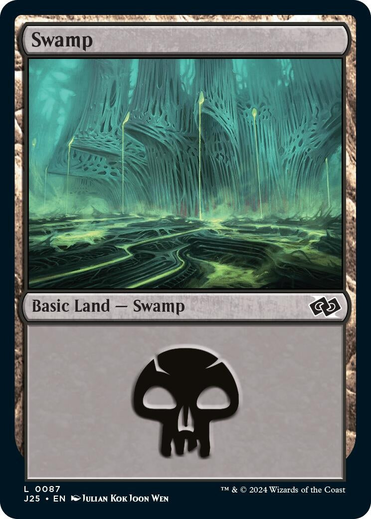 Swamp (87) (87) [J25] - MTG Single