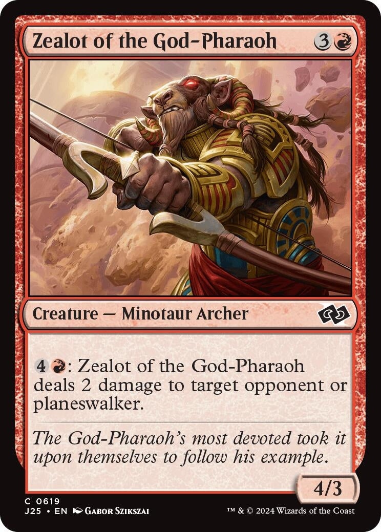 Zealot of the God-Pharaoh (619) [J25] - MTG Single
