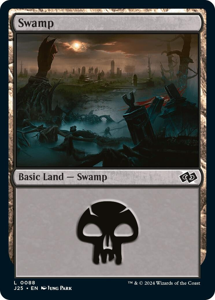 Swamp (88) (88) [J25] - MTG Single