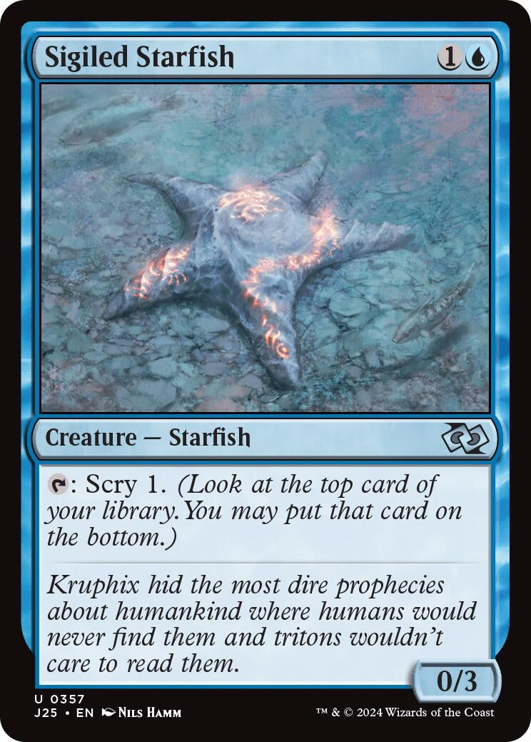 Sigiled Starfish (357) [J25] - MTG Single