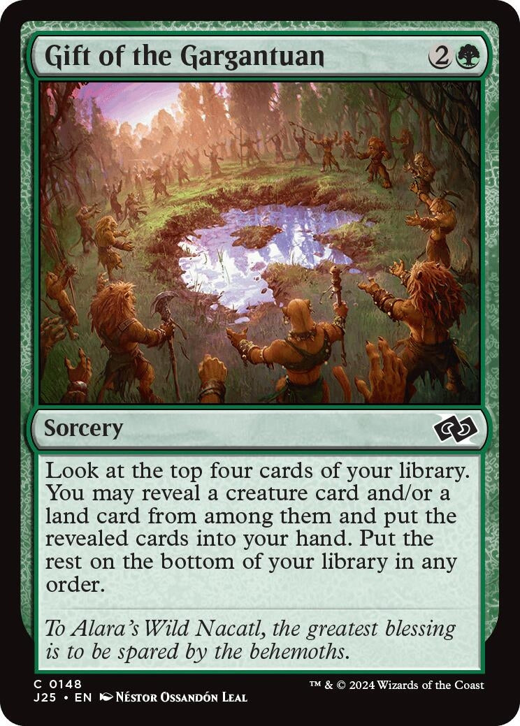 Gift of the Gargantuan (148) [J25] - MTG Single