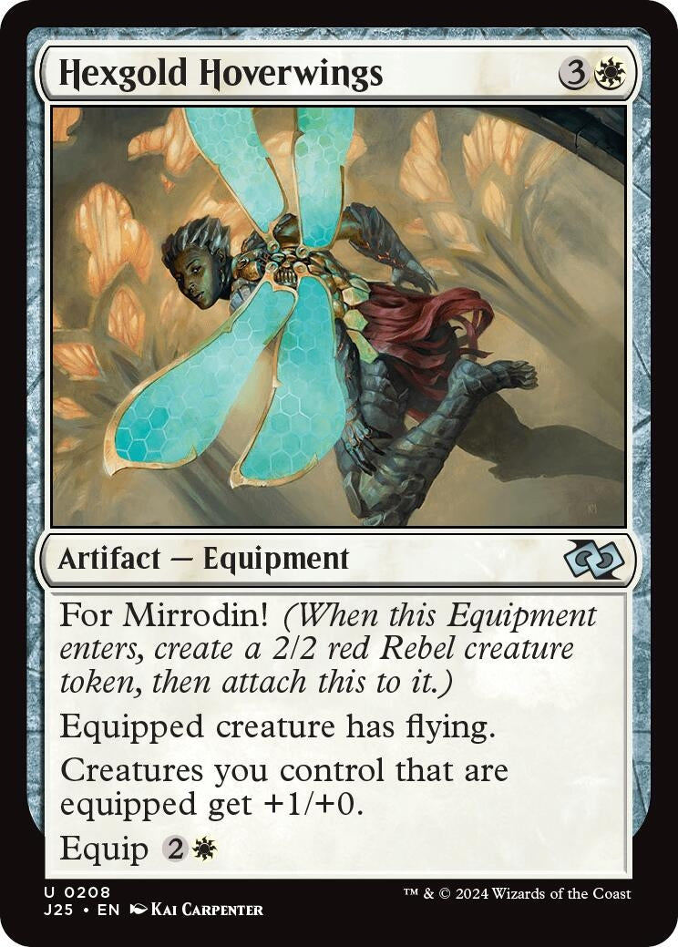 Hexgold Hoverwings (208) [J25] - MTG Single