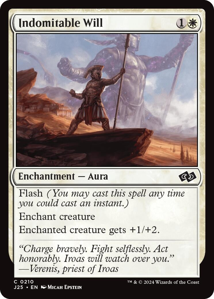 Indomitable Will (210) [J25] - MTG Single