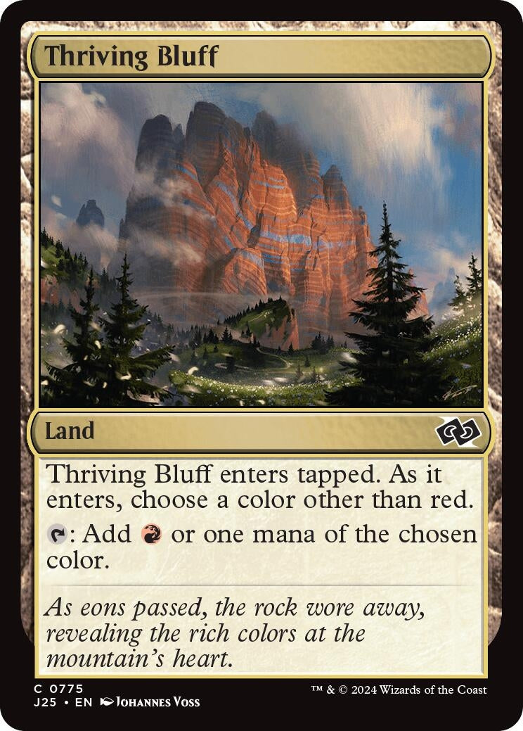 Thriving Bluff (775) [J25] - MTG Single