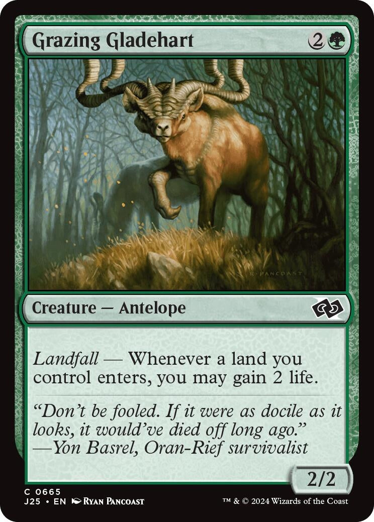 Grazing Gladehart (665) [J25] - MTG Single