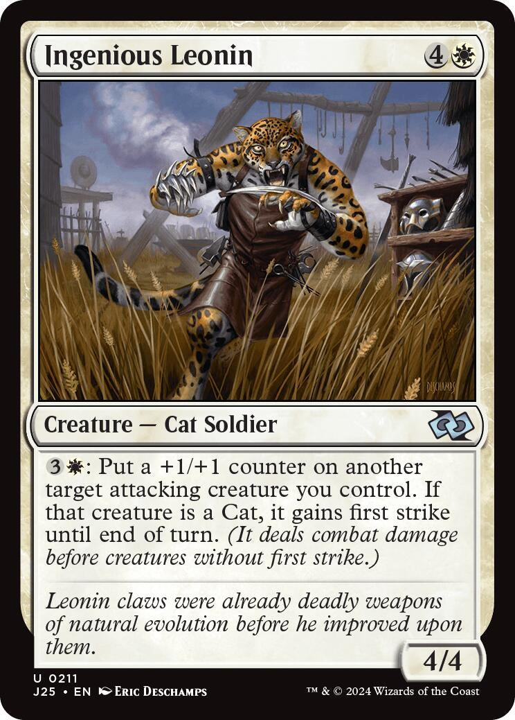 Ingenious Leonin (211) [J25] - MTG Single