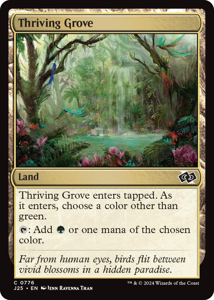 Thriving Grove (776) [J25] - MTG Single