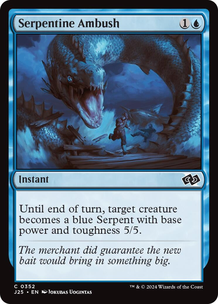 Serpentine Ambush (352) [J25] - MTG Single