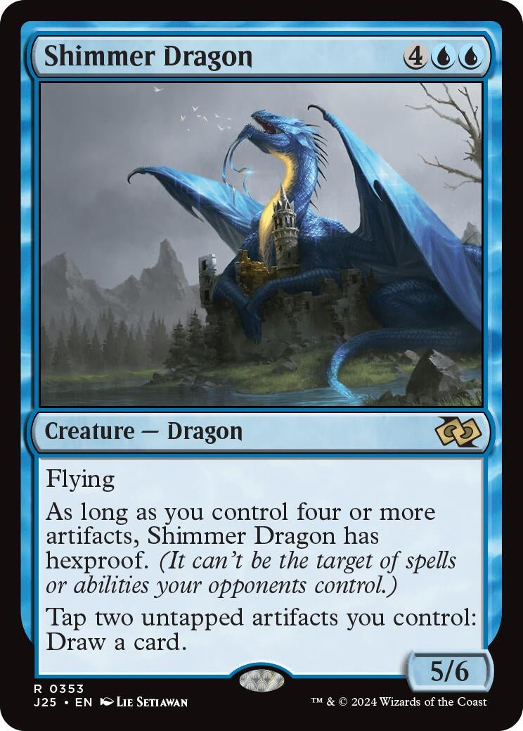 Shimmer Dragon (353) [J25] - MTG Single