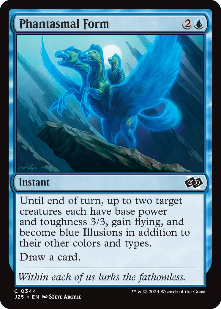 Phantasmal Form (344) [J25] - MTG Single