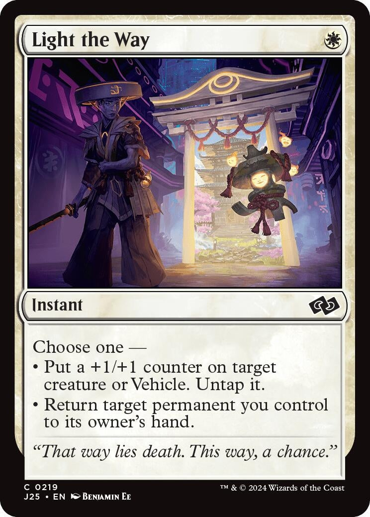 Light the Way (219) [J25] - MTG Single