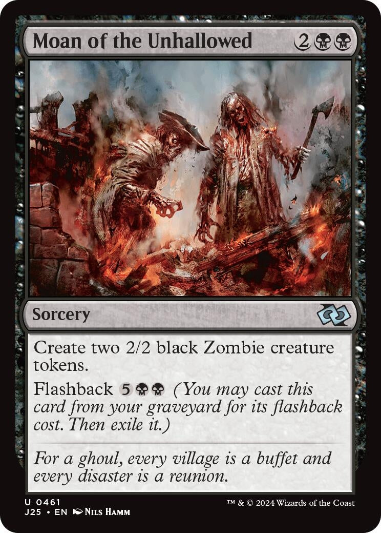 Moan of the Unhallowed (461) [J25] - MTG Single